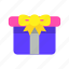 birthday, box, gift, present, ribbon 