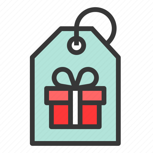 Box, christmas, gift, present, tag icon - Download on Iconfinder