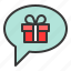 box, chat, christmas, gift, present 