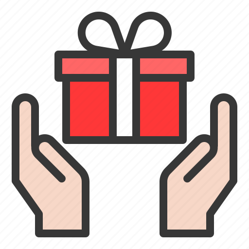 Box, christmas, gift, give, hand, package, present icon - Download on Iconfinder