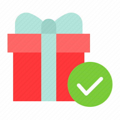 Box, christmas, correct, gift, package, present icon - Download on Iconfinder