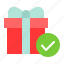 box, christmas, correct, gift, package, present 