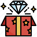 diamond, gem, jewelry, gift, present