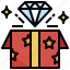 diamond, gem, jewelry, gift, present 