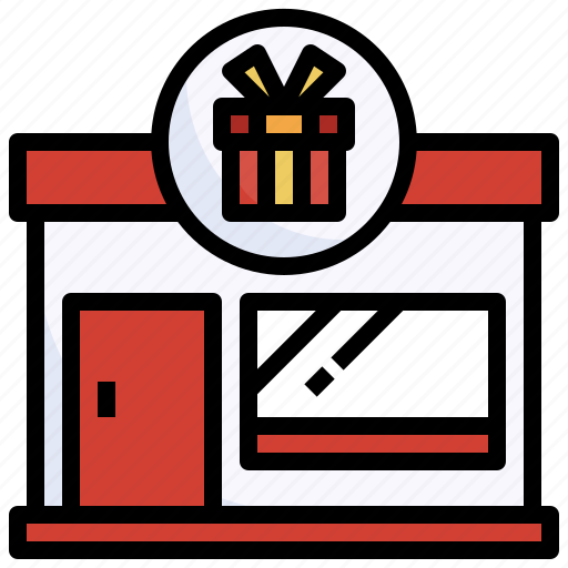 Gift, shop, store, market, buildings icon - Download on Iconfinder