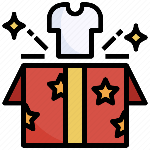 Tshirt, present, gift, fashion, clothes icon - Download on Iconfinder
