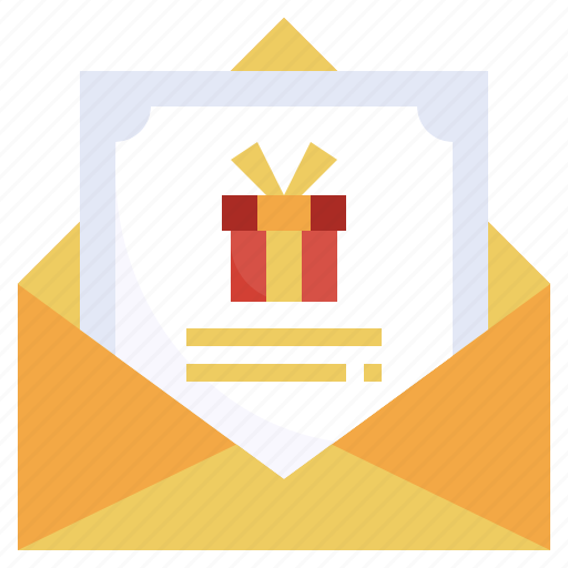 Gift, card, envelope, letter, birthday, party icon - Download on Iconfinder