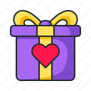 ribbon, heart, love, anniversary, box, birthday, surprise, gift box, present, gift