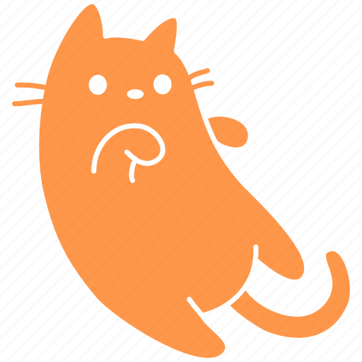 Cat, cute, feline, ginger, happy, meow, pet icon - Download on Iconfinder