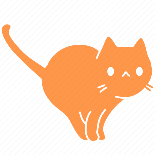 Cat, feline, ginger, poo, poop, toilet, wc icon - Download on Iconfinder
