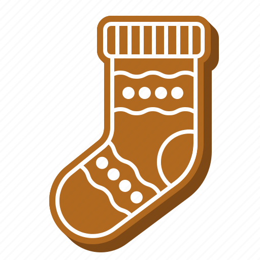 Biscuit, christmas, cookie, gingerbread, sock, sweets icon - Download on Iconfinder