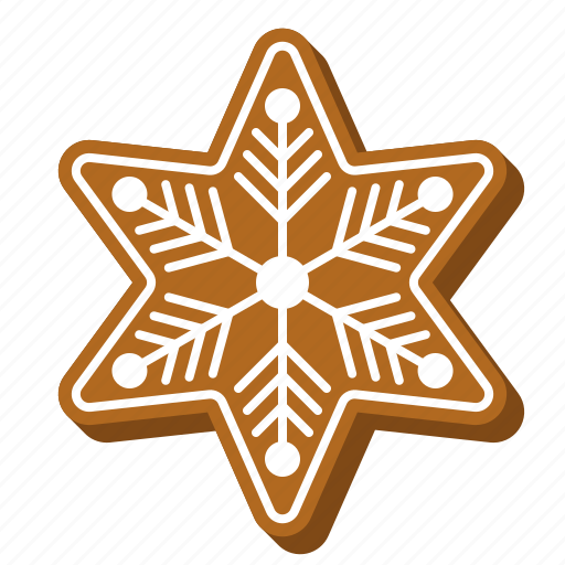 Biscuit, christmas, cookie, gingerbread, snowflake, star, sweets icon - Download on Iconfinder