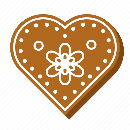 Biscuit, christmas, cookie, gingerbread, heart, sweets icon - Download on Iconfinder
