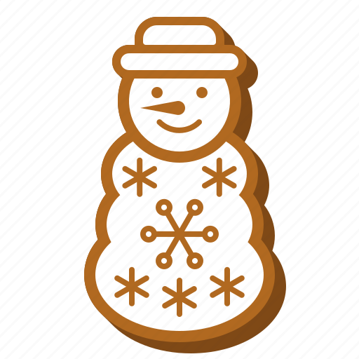 Biscuit, christmas, cookie, gingerbread, snow, snowman, winter icon - Download on Iconfinder