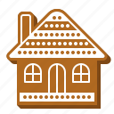 biscuit, christmas, cookie, cottage, gingerbread, hut