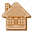 biscuit, cookie, cottage, gingerbread, house, hut, xmas 