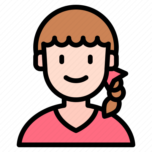 Female, user, profile, person, smile, woman icon - Download on Iconfinder