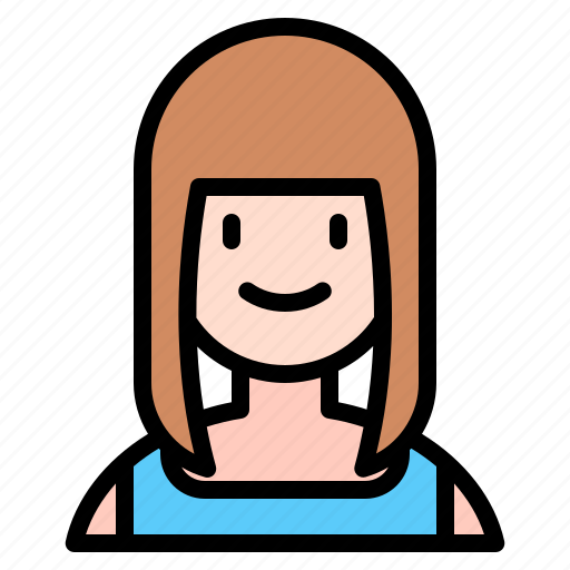 Woman, female, avatar, happy, smile icon - Download on Iconfinder