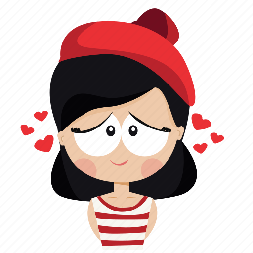 Character, french, girl, love, valentine, woman icon - Download on Iconfinder