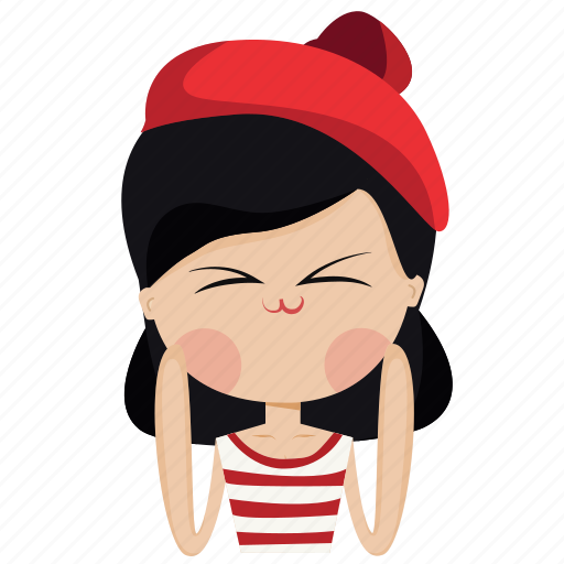 Character, cute, girl, person, woman icon - Download on Iconfinder