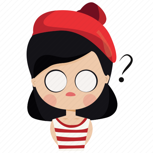 Character, customer service, girl, person, question, woman icon - Download on Iconfinder