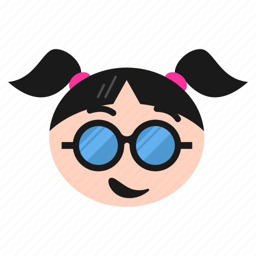 Cool, emoji, emoticon, face, girl, sunglasses, women icon - Download on Iconfinder