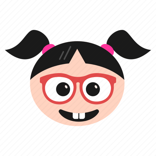 Emoji, emoticon, face, girl, grin, laughing, women icon - Download on Iconfinder
