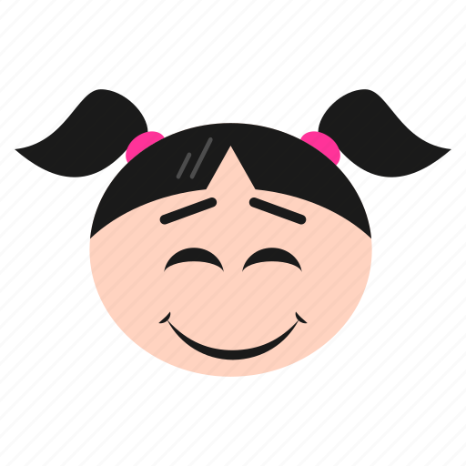 Emoji, emoticon, face, girl, happy, surprised, women icon - Download on Iconfinder