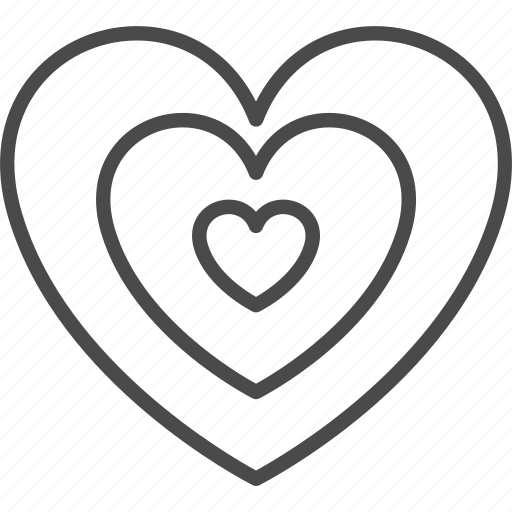 Heart, line, love, outline, romance, valentine, valentine's day icon - Download on Iconfinder