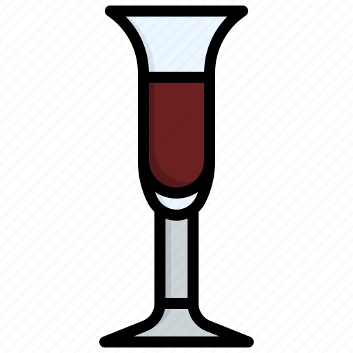 Cordial, glass, footed, tableware, food, restaurant, alcoholic icon - Download on Iconfinder