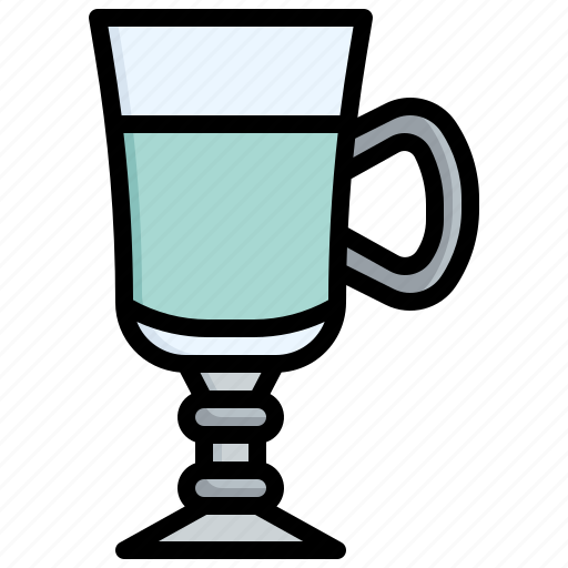 Irish, coffee, glass, food, restaurant, whisky, drinks icon - Download on Iconfinder