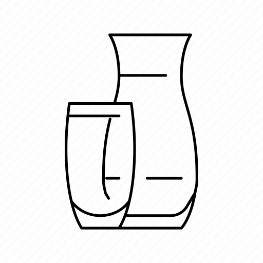 Vase, glass, production, plant, bottle, jar, light icon - Download on Iconfinder