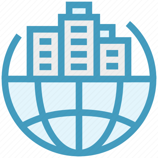 Buildings, city, global business, international business, multinational business, world icon - Download on Iconfinder
