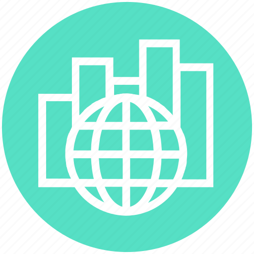 Chart, data, global business, globe, graph, network, stats icon - Download on Iconfinder