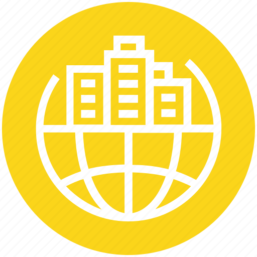 Buildings, city, global business, international business, multinational business, world icon - Download on Iconfinder