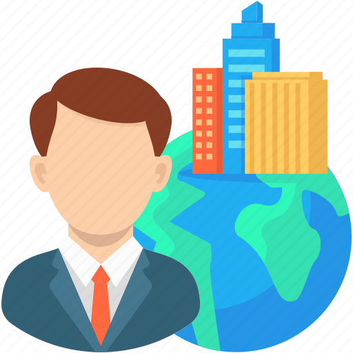 Building, business, businessman, city, leader, office, office building icon - Download on Iconfinder