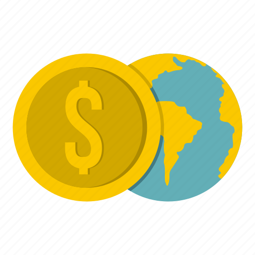 Business, coin, currency, dollar, finance, globe, money icon - Download on Iconfinder