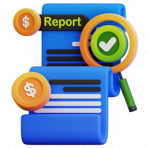 Finance, report, finance report, files, sseo and web, analytics, pie chart 3D illustration - Download on Iconfinder