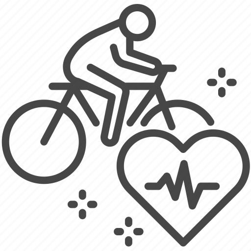 Biking, cardio, exercise, health, healthcare, medical, wellness icon - Download on Iconfinder
