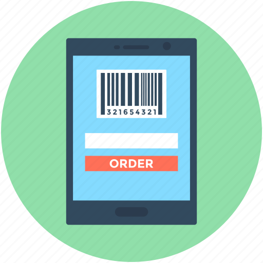 Barcode, mobile, parcel tracking, place order, trace parcel icon - Download on Iconfinder