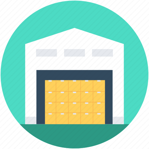 Building, godown, storage unit, storehouse, warehouse icon - Download on Iconfinder