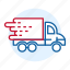 blue, delivery, fast, red, truck, web, white 