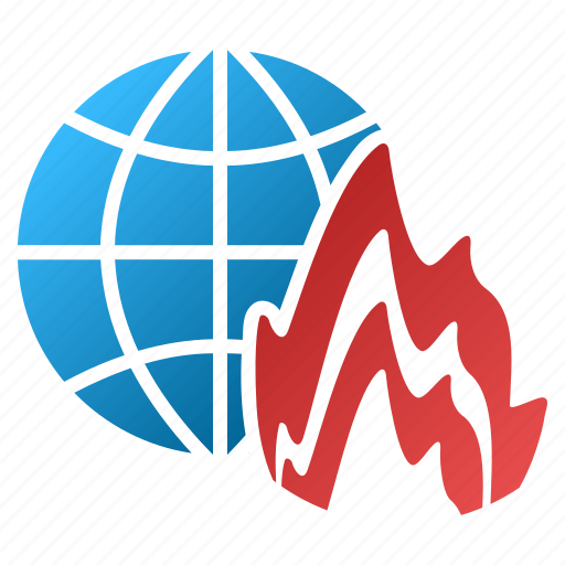 Earth, flame, global fire, globe, internet, war, world icon - Download on Iconfinder