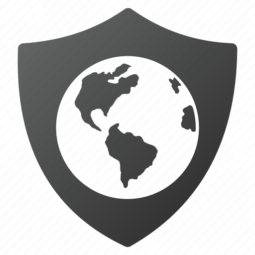 Earth, global security, globe, internet, protection, shield, world icon - Download on Iconfinder
