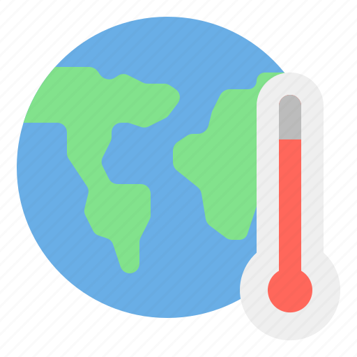 Earth, global, temperature, thermometer, warming icon - Download on  Iconfinder