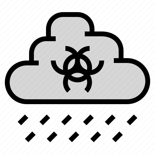 Global, radioactive, rain, toxic, warming icon - Download on Iconfinder