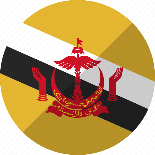 Brunei, country, flag, nation icon - Download on Iconfinder