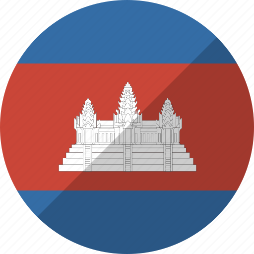 Cambodia, country, flag, nation icon - Download on Iconfinder