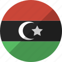 country, flag, libya, nation