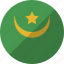 country, flag, mauritania, nation 